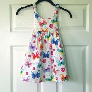 Little girls butterfly sundress
